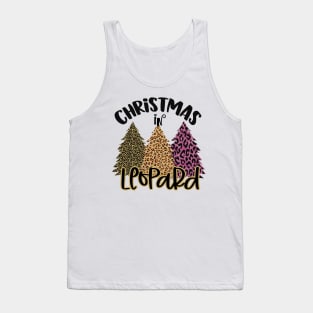 Christmas in Leopard Tank Top